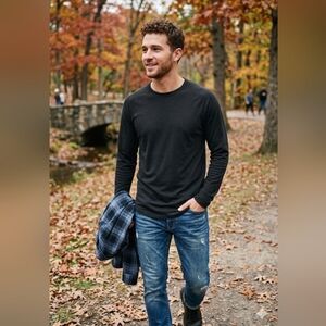 Goodfellow & Co Charcoal Thermal Crewneck Sweater